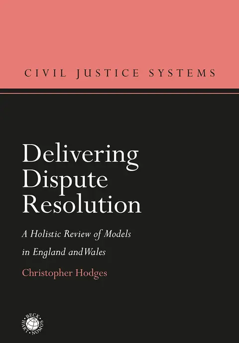Cover of Delivering Dispute Resolution