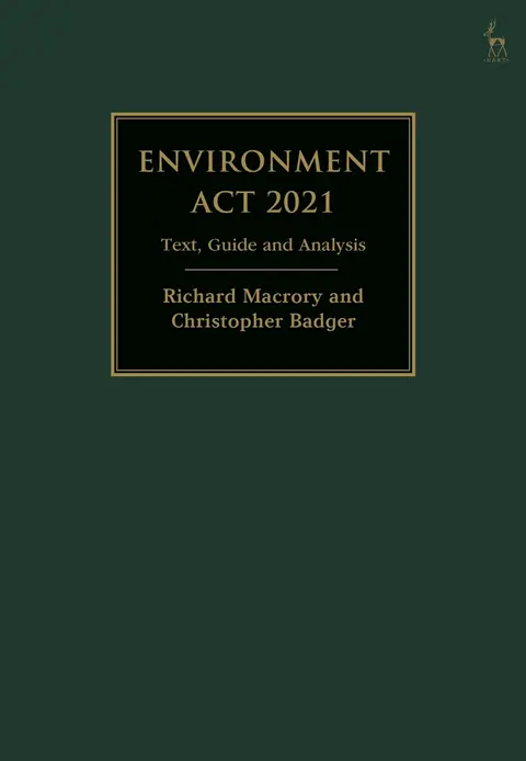 Cover of Environment Act 2021
