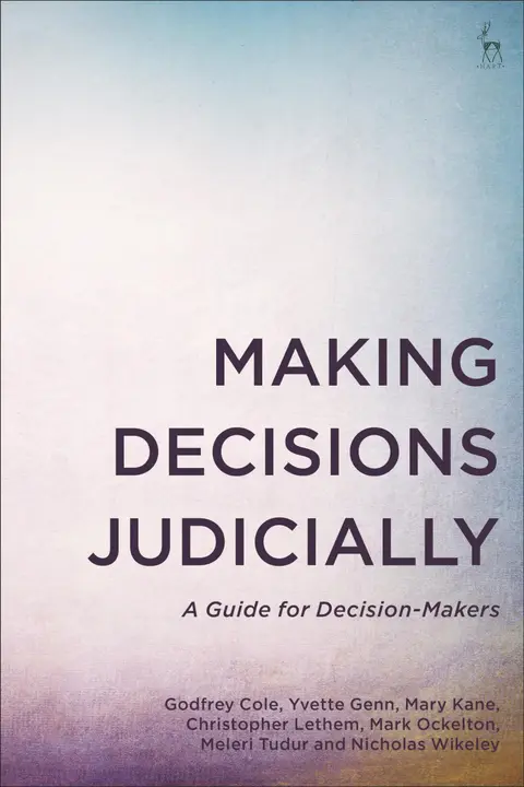 Cover of Making Decisions Judicially