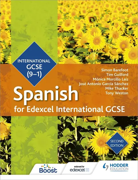 Cover of Edexcel International GCSE Spanish Student Book Second Edition