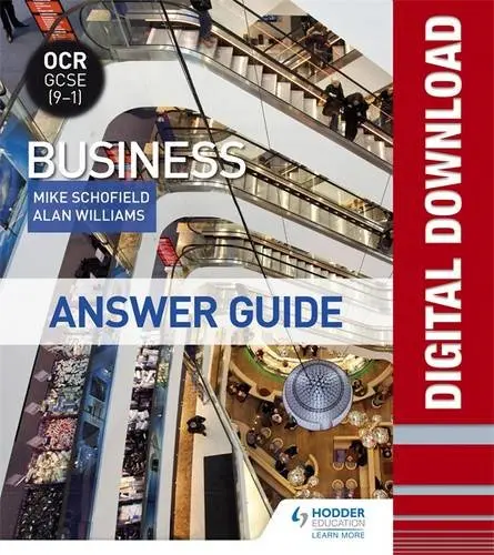 Cover of OCR GCSE (9-1) Business Answer Guide