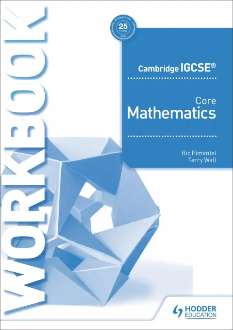 Cover of Cambridge IGCSE Core Mathematics Workbook