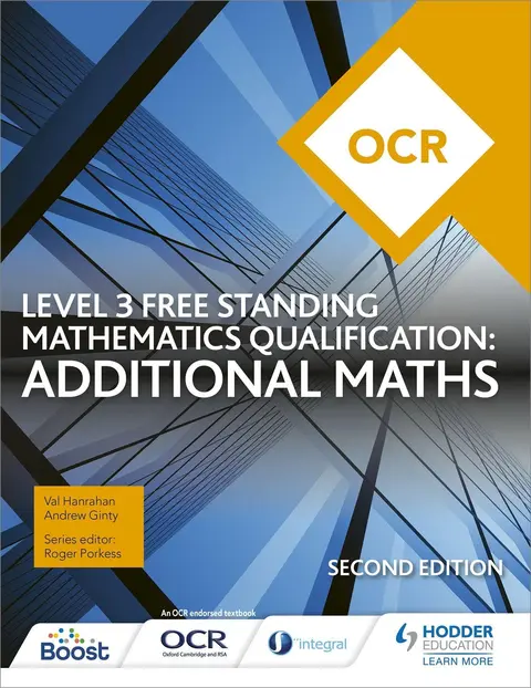 Cover of OCR Level 3 Free Standing Mathematics Qualification