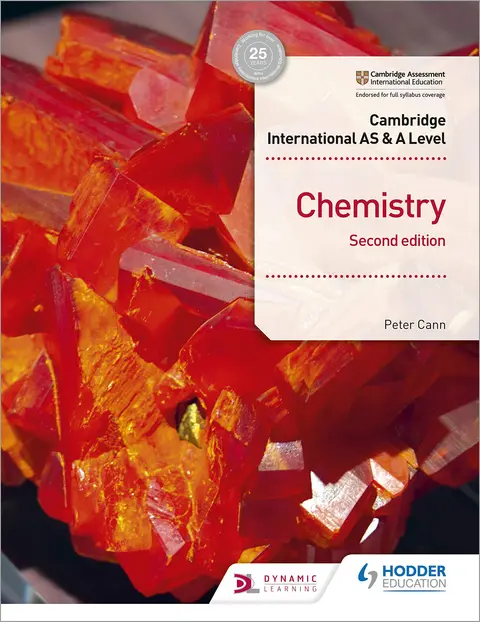 Cover of Cambridge International AS & A Level Chemistry, 2/e