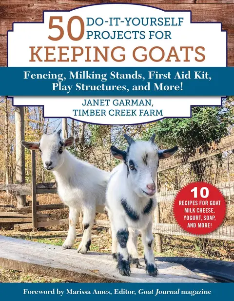 Cover of 50 Do-It-Yourself Projects for Keeping Goats