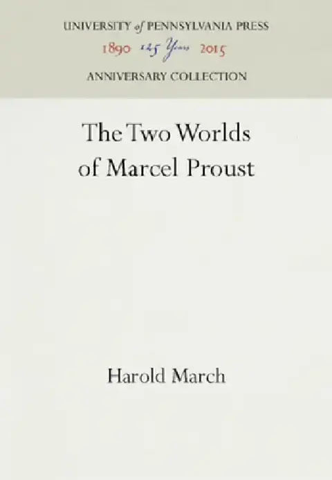 Cover of The Two Worlds of Marcel Proust