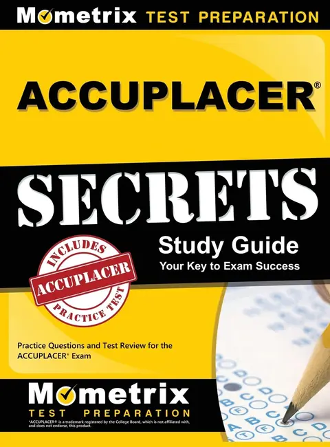 Cover of Accuplacer Secrets Study Guide