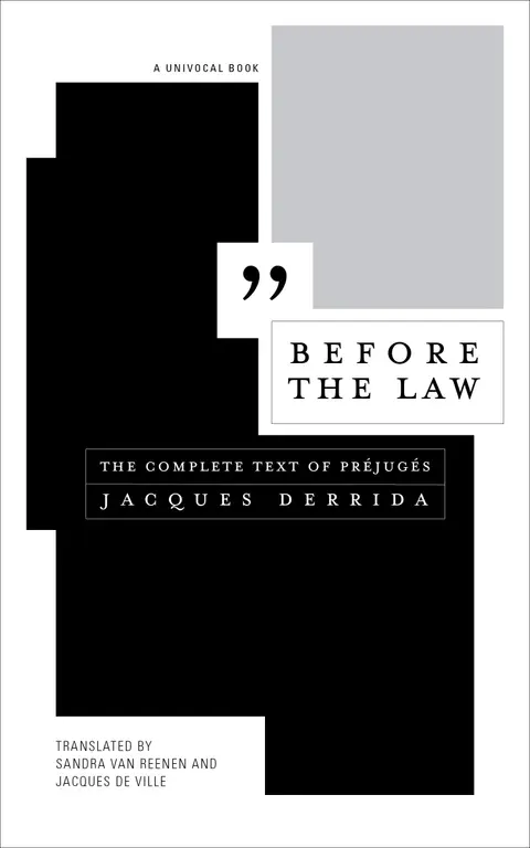 Cover of Before the Law