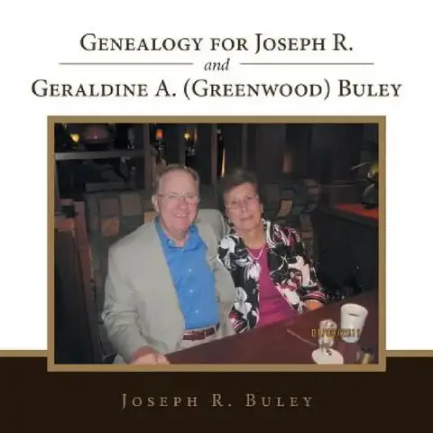 Cover of Genealogy for Joseph R. and Geraldine A. (Greenwood) Buley