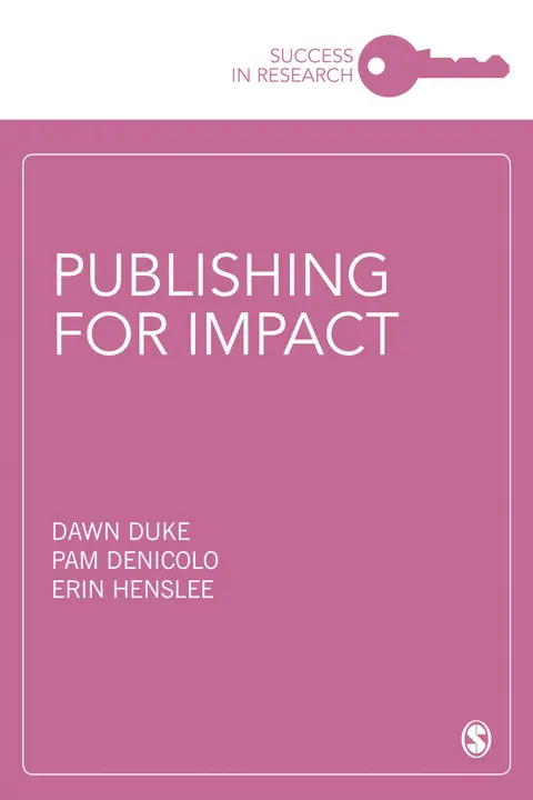 Cover of Publishing for Impact