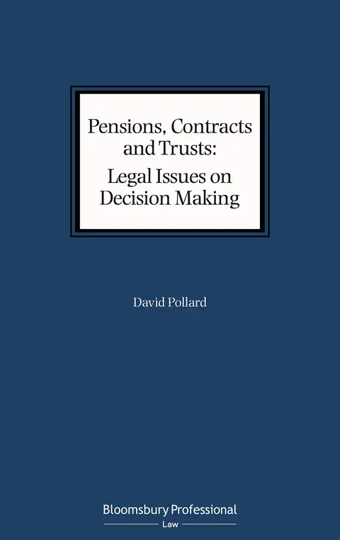 Cover of Pensions, Contracts and Trusts