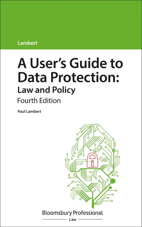 Cover of A User's Guide to Data Protection