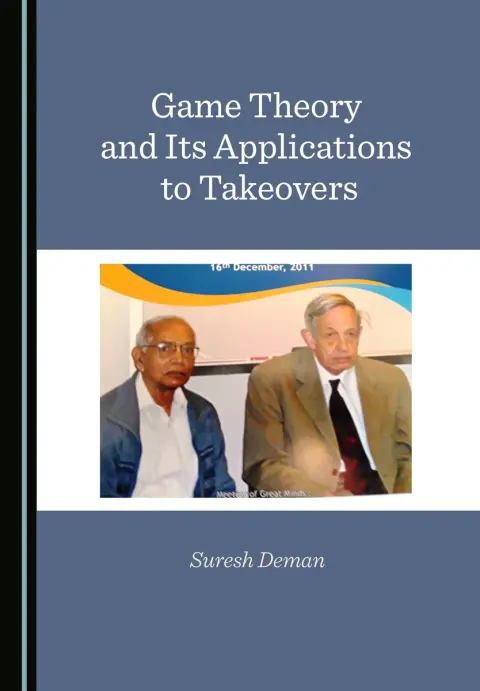Cover of Game Theory and Its Applications to Takeovers