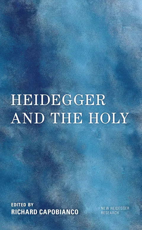 Cover of Heidegger and the Holy
