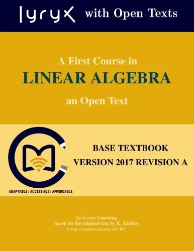 Cover of A First Course in Linear Algebra