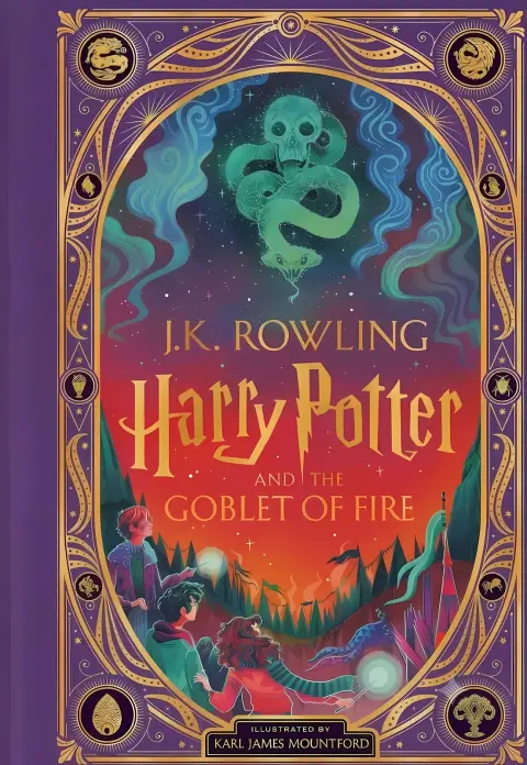 Cover of Harry Potter and the Goblet of Fire (Harry Potter Book 4) (Interactive Illustrated Edition)