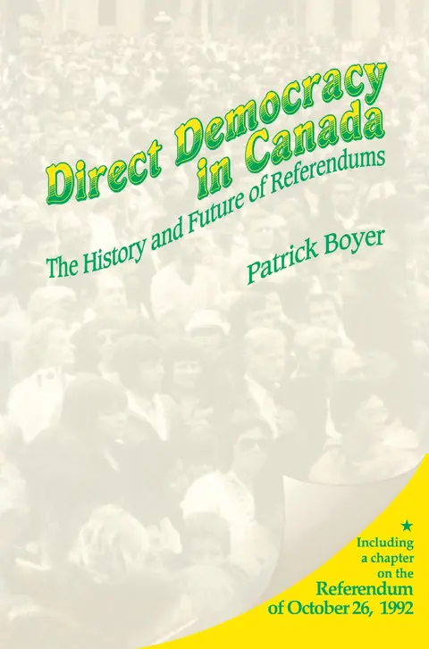 Cover of Direct Democracy in Canada