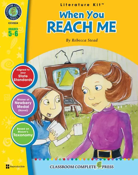 Cover of When You Reach Me - Novel Study Guide Gr. 5-6 - Classroom Complete Press