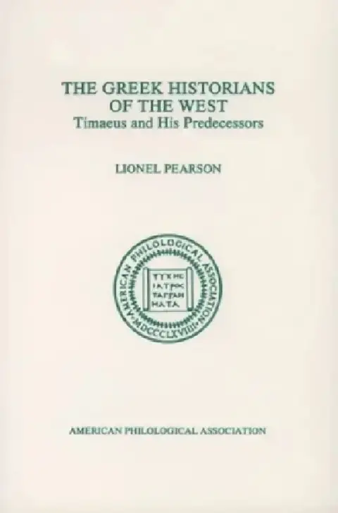 Cover of The Greek Historians of the West