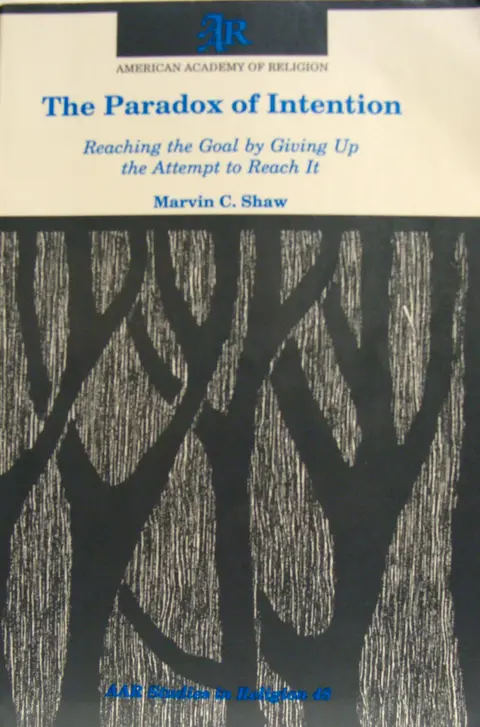 Cover of The Paradox of Intention