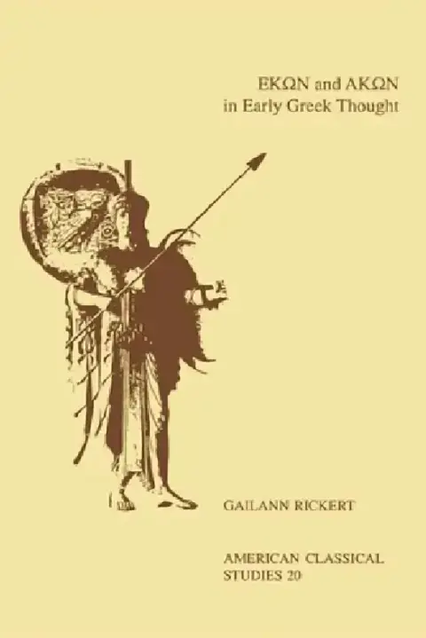 Cover of Hekon and Akon in Early Greek Thought