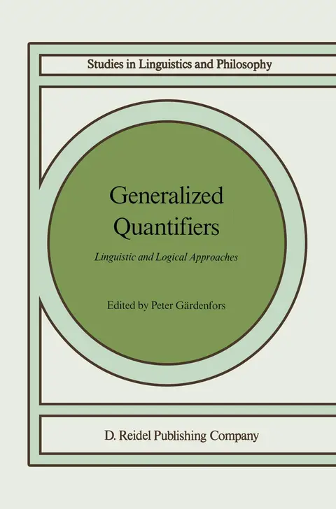 Cover of Generalized Quantifiers