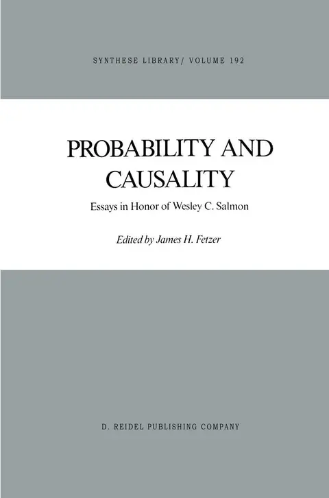 Cover of Probability and Causality