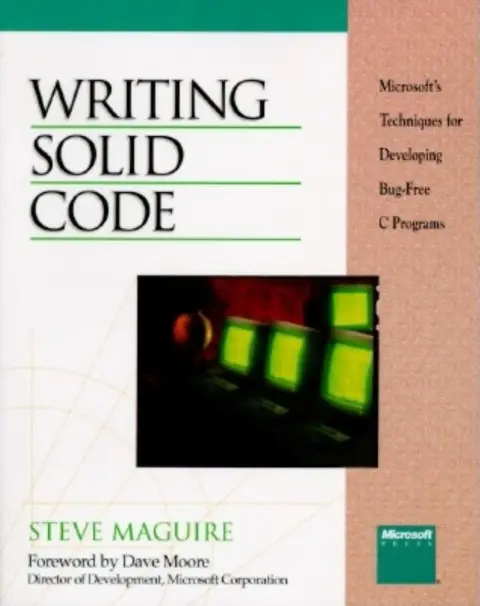 Cover of Writing Solid Code