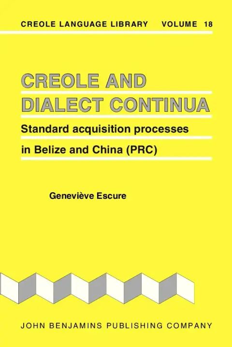 Cover of Creole and Dialect Continua