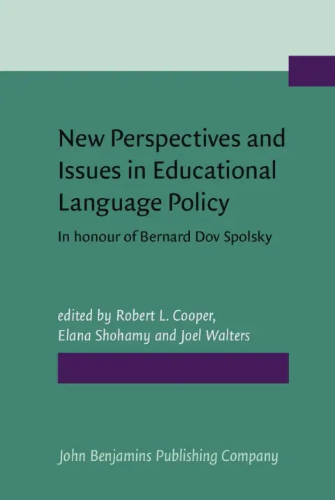 Cover of New Perspectives and Issues in Educational Language Policy