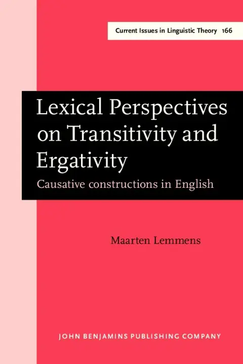 Cover of Lexical Perspectives on Transitivity and Ergativity