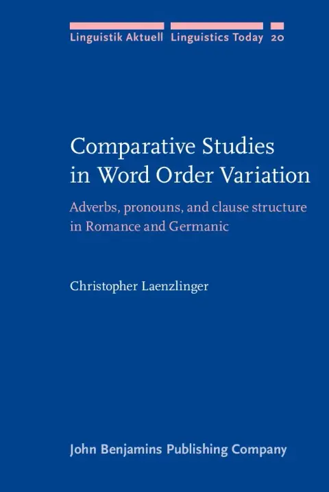 Cover of Comparative Studies in Word Order Variation