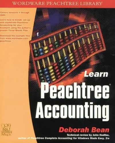 Cover of Learn Peach Tree Accounting