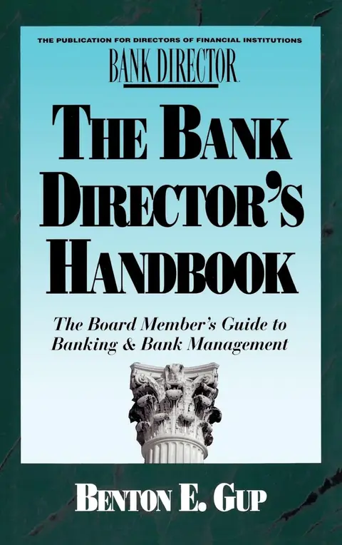 Cover of The Bank Director's Handbook