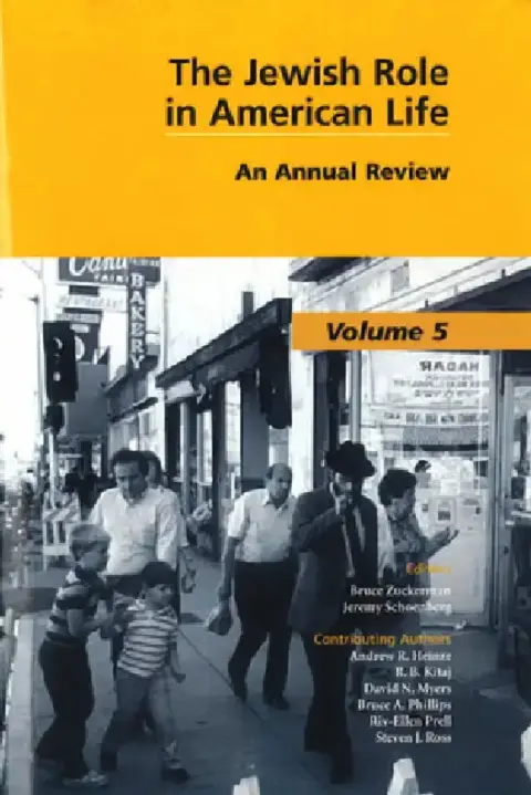 Cover of The Jewish Role in American Life