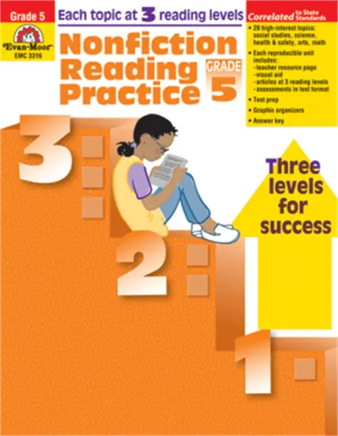 Cover of Nonfiction Reading Practice, Grade 5