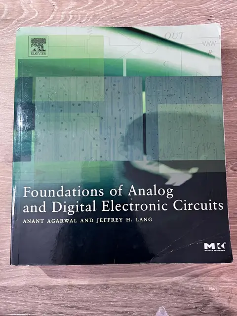 Cover of Foundations of Analog and Digital Electronic Circuits