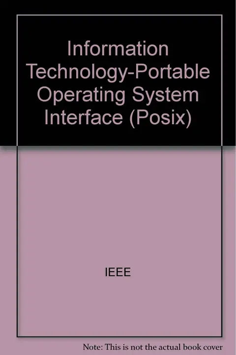 Cover of Information Technology-Portable Operating System Interface