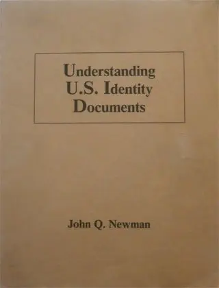 Cover of Understanding U. S. Identity Documents
