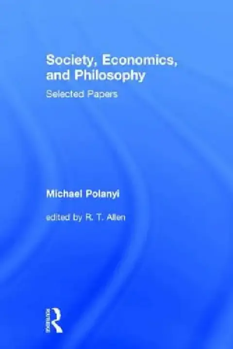 Cover of Society, Economics, and Philosophy