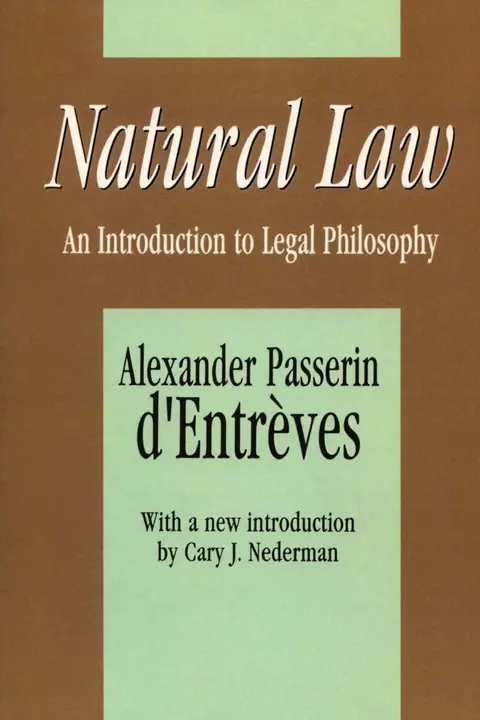 Cover of Natural Law