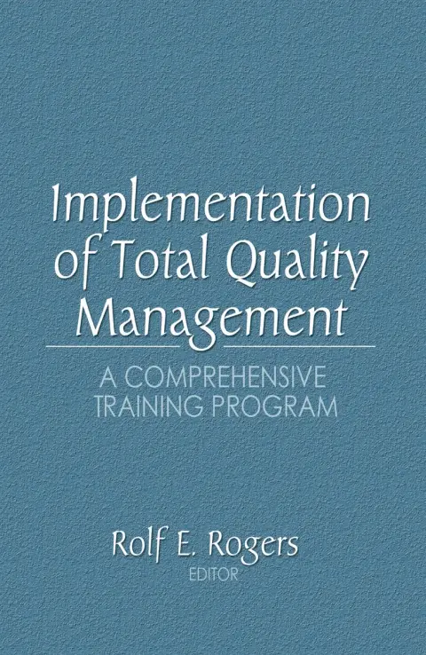 Cover of Implementation of Total Quality Management