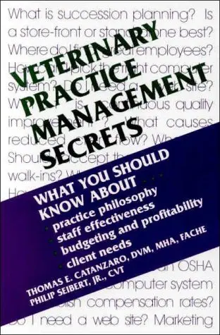 Cover of Veterinary Practice Management Secrets