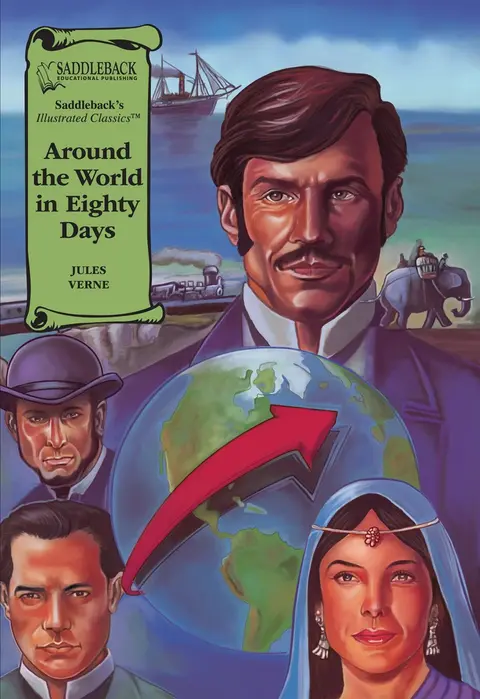 Cover of Around the World in Eighty Days