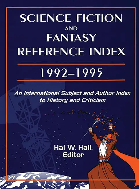 Cover of Science Fiction and Fantasy Reference Index 1992-1995