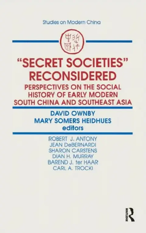 Cover of Secret Societies Reconsidered