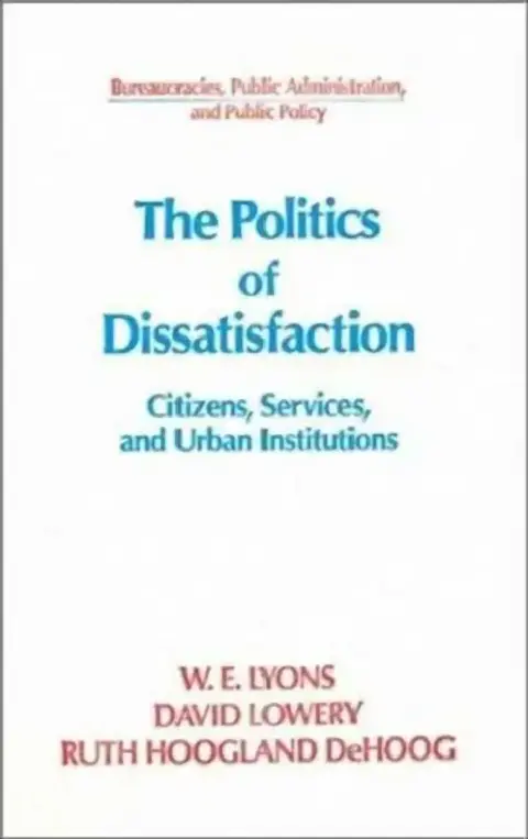 Cover of The Politics of Dissatisfaction