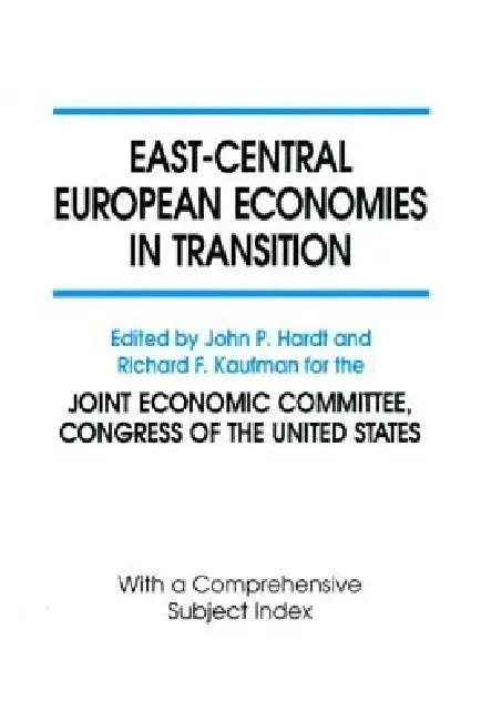 Cover of East-Central European Economies in Transition