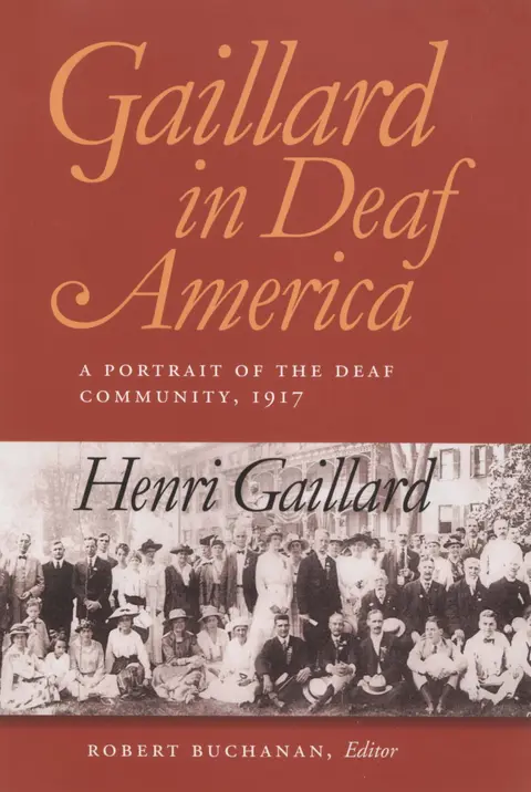 Cover of Gaillard in Deaf America