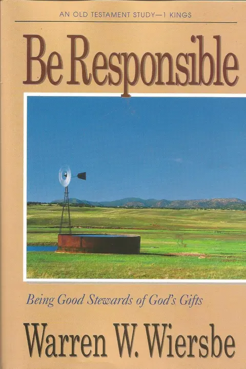 Cover of Be Responsible (1 Kings)